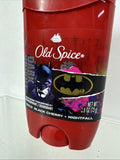 Old Spice Dark Knight Batman Gift Set Deodorant Black Cherry  Nightfall 2.6o