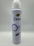 Dove 0% Aluminum Deodorant Spray Lavender Vanilla  4oz Original RARE HTF