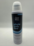 Dove Men+Care Whole Body Deodorant Marine Blue Cypress VitaminE Aluminum Fre 4oz