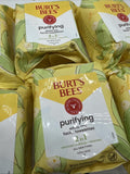 (6) Burt's Bees Purifying Cleansing White Tea Facial Towelette 30 Wipes 150ttl
