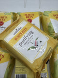 (6) Burt's Bees Purifying Cleansing White Tea Facial Towelette 30 Wipes 150ttl