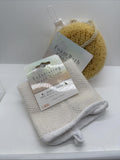 (2) Evriholder Sea Foam Body Sponge Exfoliating Shower Gel Bath Wash Cloth Large