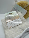 (2) Evriholder Sea Foam Body Sponge Exfoliating Shower Gel Bath Wash Cloth Large