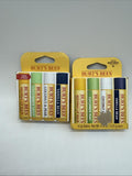 (3) Burt's Bees Ultra Conditioning Lip Balm BeesWax Coconut Pear Vanilla Mint 10