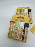 (3) Burt's Bees Ultra Conditioning Lip Balm BeesWax Coconut Pear Vanilla Mint 10