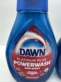 (2) Dawn Platinum Plus Powerwash Dish Spray Cranberry Scent 16oz COMBINESHIP
