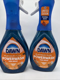 (2) Dawn Platinum Plus Powerwash Dish Spray Pumpkin Spice Scent 16oz COMBINESHIP