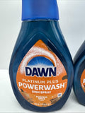 (2) Dawn Platinum Plus Powerwash Dish Spray Pumpkin Spice Scent 16oz COMBINESHIP