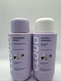 (2) Cloud Lightweight Rinse &  Shampoo Hair Conditioner Marshmallow Extract 12oz