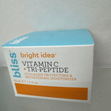 Bliss Bright Idea Vitamin C + Tri-Peptide Collagen Moisturizer 1.7oz COMBINESHIP