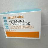 Bliss Bright Idea Vitamin C + Tri-Peptide Collagen Moisturizer 1.7oz COMBINESHIP