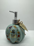 Simple Pleasure Pumpkin Spice Scented Hand Soap Welcome Autumn Refillable Jar 13