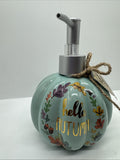 Simple Pleasure Pumpkin Spice Scented Hand Soap Welcome Autumn Refillable Jar 13