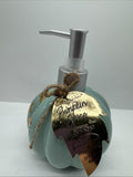 Simple Pleasure Pumpkin Spice Scented Hand Soap Welcome Autumn Refillable Jar 13