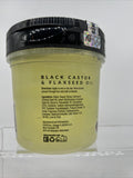 (4) Eco Style Black Castor & Flaxseed Oil Professional Styling Gel 16 oz BIG