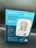 Homedics Upper Arm 400 Series Blood Pressure Monitor Easy One-Touch Memory 9-17"