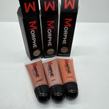 (3) morphe Creme Lip Polish Blush Runway Faithful Lip Gloss Lipstick  Rare HTF