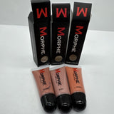 (3) morphe Creme Lip Polish Blush Runway Faithful Lip Gloss Lipstick  Rare HTF