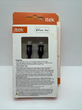 (2) Itek Type-C To Lightning Nylon Braided Cable Power Turbo Charge COMBINESHIP