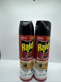 (2) Raid Ant & Roach Killer Fragrance Free 17.5oz Insect Spray Bugs COMBINESHIP