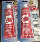 (2) Shoe Gear 1N799-20 Shoe Goo Shoe Repair Goo, Clear, 3.7 Oz COMBINESHIP