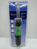 Helping Hand 6-in-1 Multi Bit Screwdriver Green Black T15 T20 ￼Ph2  Flat F020150