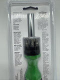 Helping Hand 6-in-1 Multi Bit Screwdriver Green Black T15 T20 ￼Ph2  Flat F020150