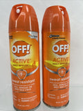 (8) OFF! Active Insect Repellent l Liquid Sweat Resistant Repels Mosquitoes 6 oz