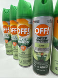 (10) OFF! Deep Woods Bug Spray & Mosquito Repellent Dry Touch Insect 10x 4 oz.