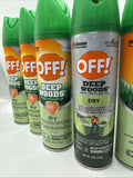 (10) OFF! Deep Woods Bug Spray & Mosquito Repellent Dry Touch Insect 10x 4 oz.