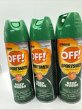 (3) Deep Woods Sportsmen Insect Repellent Aerosol Spray mosquito 6oz COMBINESHIP