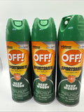 (3) Deep Woods Sportsmen Insect Repellent Aerosol Spray mosquito 6oz COMBINESHIP