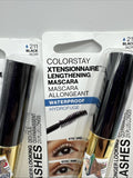 (2) Revlon 211 black Colorstay Xtensionnaire lengthening waterproof mascara