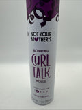 Not Your Mother's Curl Talk Curl Activating Hair Mousse Lightweight Hold READ