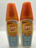 (2) Off Family Care Insect Repellent Clean Feel 6oz