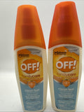 (2) Off Family Care Insect Repellent Clean Feel 6oz
