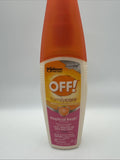 (2)OFF! FamilyCare Mosquito Repellent DEET Insect Spray Tropical Fresh Scent 6oz