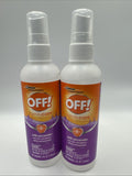 (2) OFF! FamilyCare Insect & Mosquito Repellent Spray Picaridin 4oz COMBINESHIP