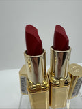 (2) L'Oreal 188 Respected Red Colour Riche Satin Lipstick Hydration COMBINESHIP