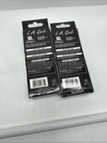 (2) L.A. Girl Jet Black Gel Eyeliner Pot Intense Color Smudge Proof  COMBINESHIP