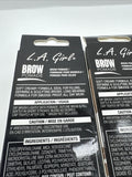 (2) L.A. GIRL Taupe BROW POMADE Smudge Proof Water Resistant Gel COMBINESHIP