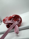 Red Pink Xoxo S/M Stretchy Lounge Pants Heart Soft Valentine's Day Drawstring