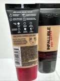 (2) L'Oreal Infallible 107 Fresh Beige   Pro-Matte Foundation Matte 24hr Makeup