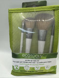 ECOTOOLS On-The-Go Style Kit Travel Bag 4 Makeup Brushes Eye Face COMBINESHIP