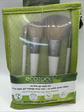 ECOTOOLS On-The-Go Style Kit Travel Bag 4 Makeup Brushes Eye Face COMBINESHIP