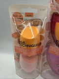 (3) Real Techniques Miracle Complexion Beauty Sponge Makeup Blender Travel Case