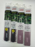 (4) Kiss Acrylic Nail File #100/600 80 Green Tea Infused 6 Pcs Nail Filers