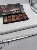 LA Girl 12 Pan Eyeshadow Palette Get Feverish Fall Mauve Pink Bronze Brown Nude