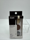JOAH Black Brown Brow Down Cheat Sheet Eyebrow KiT WATERPROOF  COMBINESHIP