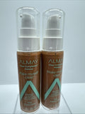 (2) Almay 900 Cappuccino Clear Complexion Blemish Foundation Makeup COMBINESHIP